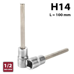 FIXMAN 1/2' Dr.14 X 100mm Hex Allen Bit Socket H14