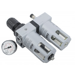 Filter Regulator Lubricator 1/2' With Auto Drain