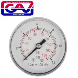 Pressure Gauge 50mm 1/8 Rear Packaged