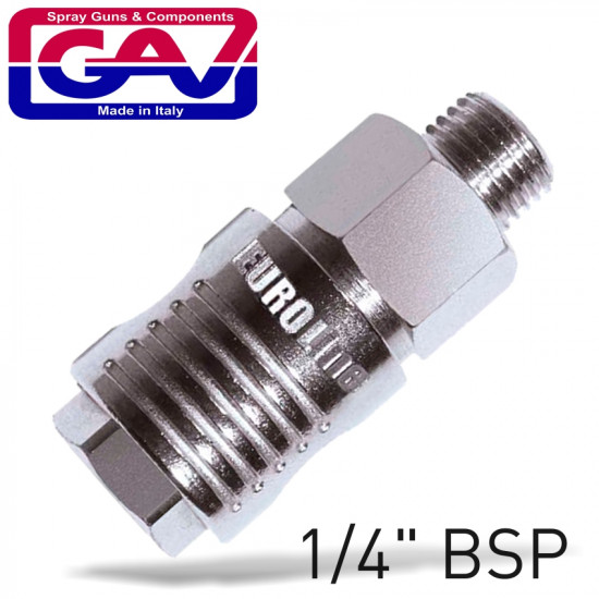 Quick Coupler Euroline1/4'm Quick Coupler Euroline1/4'm