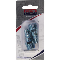 Quick Coupler Inserts Aro 3/8'm 2 Packaged