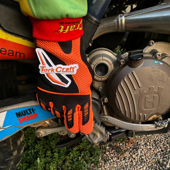 Limited Edit. X-large Racing Glove Orange Syn. Leather