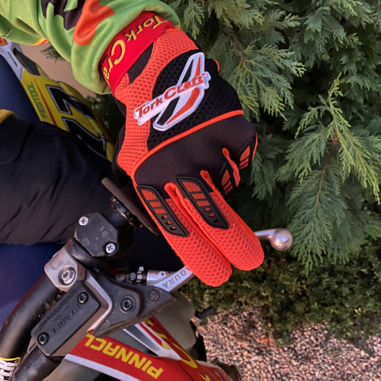 Limited Edit. X-large Racing Glove Orange Syn. Leather
