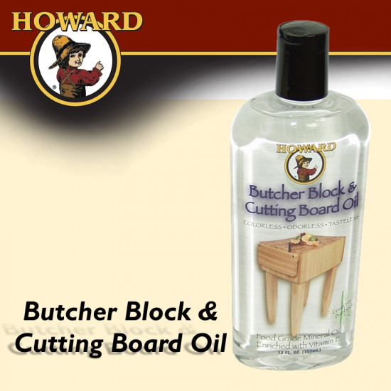 HOWARD Butcher Block & Cutting Board Oil 355 Ml