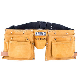 Large Prof.leather Tool Belt 11 Pocket