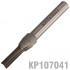 Straight Bit 3/16' (4.8mm) X 5/8' Cut Solid Carbide 2 Flute 1/4'shank