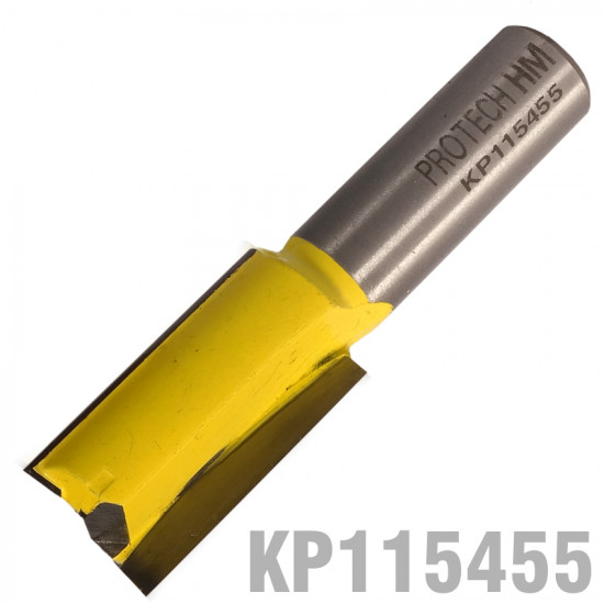 Straight Bit 5/8'(15.9mm) X 1 1/4'(31.8mm) Cut 2 Flute With Bottom Cut Straight Bit 5/8'(15.9mm) X 1 1/4'(31.8mm) Cut 2 Flute With Bottom Cut