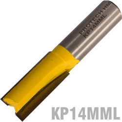 Straight Bit 14mm X 26mm Cut 2 Flute Metric 1/2' Shank