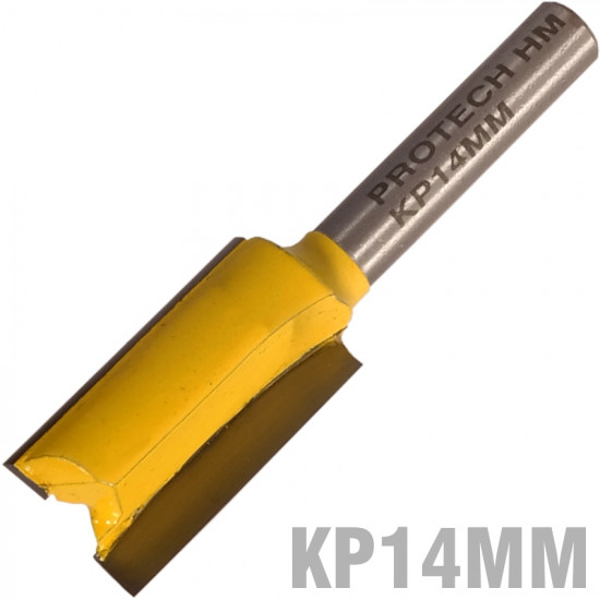 Straight Bit 14mm X 25mm Cut 2 Flute Metric 1/4' Shank Straight Bit 14mm X 25mm Cut 2 Flute Metric 1/4' Shank