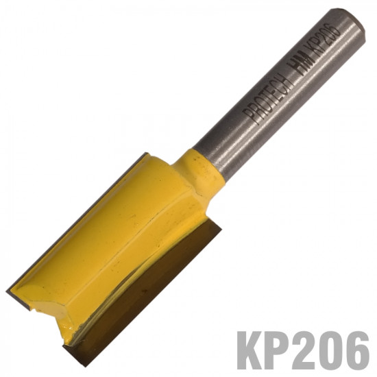 Straight Bit 9/16' (14.3mm) X 1'(25.4mm) Two Flute 1/4' Shank Straight Bit 9/16' (14.3mm) X 1'(25.4mm) Two Flute 1/4' Shank