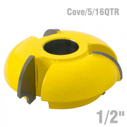 3 Wing Ctr 1/2 Cove/5/16qtr.rd