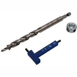 KREG Easy Set Drill Bit Wiht Stop Collar & Gauge/hex Wrench
