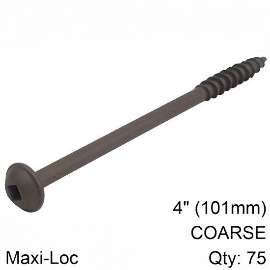 KREG Hd Protec-kote Pocket-hole Screws - 101mm / 4.00', Coarse-thread KREG Hd Protec-kote Pocket-hole Screws - 101mm / 4.00', Coarse-thread