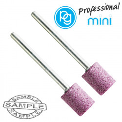 Ruby Grinding Stones 10x12mm.cyl.sh3mm.2pcs