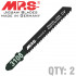 Jigsaw Blade 75mm 12tpi T-shank T119b