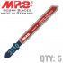 Jigsaw Blade Metal T-shank 28tpi T118g