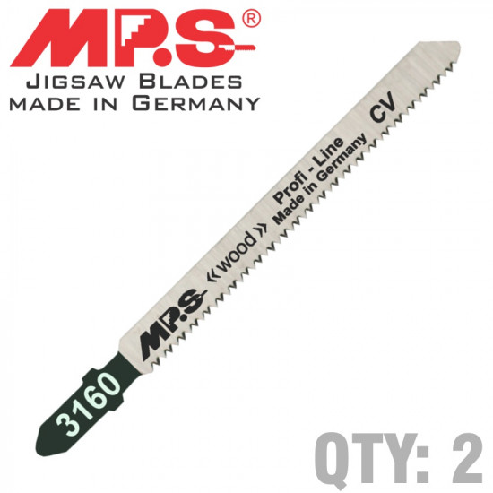 Jigsaw Blade Wood Fine Cut T-shank 110mm 12tpi Jigsaw Blade Wood Fine Cut T-shank 110mm 12tpi