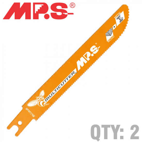 Sabre Saw Metal&s/s 150mm Multicutter U-shank 14&18tpi 2/pk Sabre Saw Metal&s/s 150mm Multicutter U-shank 14&18tpi 2/pk