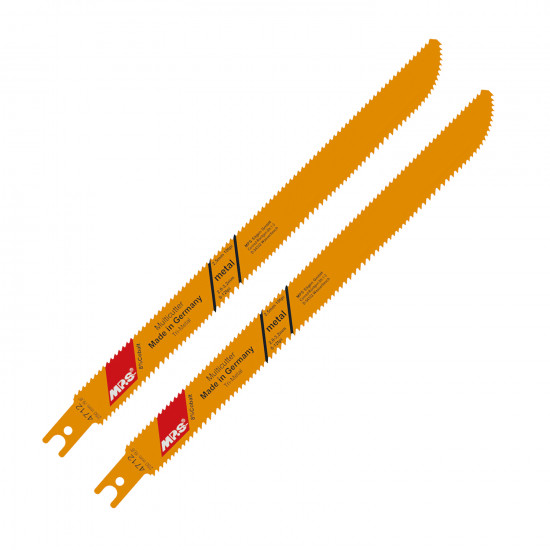 Sabre Saw Metal&wood 230mm Multicutter U-shank 12tpi-10tpi 2/pk Sabre Saw Metal&wood 230mm Multicutter U-shank 12tpi-10tpi 2/pk