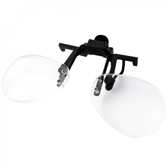 Flip & Focus Clip On Magnifier (2.5) In Plastic Sleeve Flip & Focus Clip On Magnifier (2.5) In Plastic Sleeve