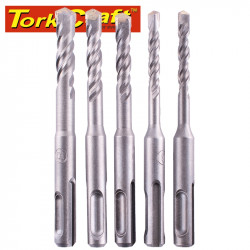 Sds 110mm Drill Bit Set 5pc 2 X6mm, 2 X 8mm, 1x10mm