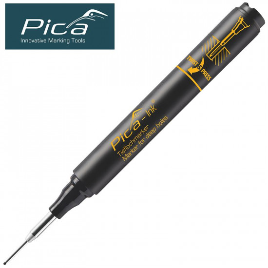 PICA Ink Marker For Deep Holes Black PICA Ink Marker For Deep Holes Black