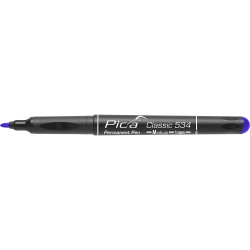 Permanent Pen Blue Medium Tip 1mm