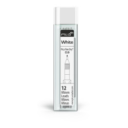 PICA Fine Dry 0.9mm Lead 12pc Refill Set White
