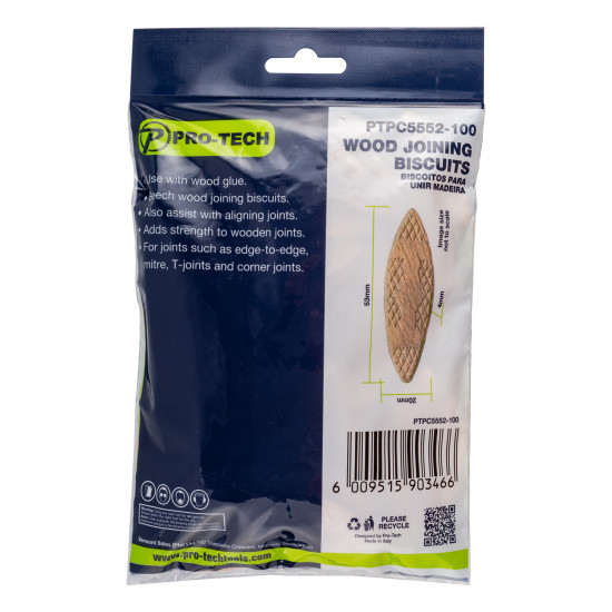 PRO-TECH Biscuit Joining #10 100/pack PRO-TECH Biscuit Joining #10 100/pack