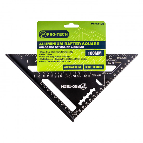 Rafter Square 180mm Aluminium Rafter Square 180mm Aluminium