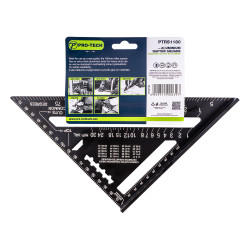 Rafter Square 180mm Aluminium