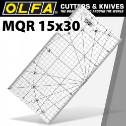 Metric Quilt Ruler 15cm X 30cm - Metric Grid