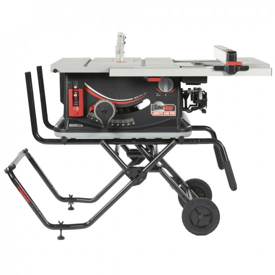 Jobsite Saw Pro 250mm With Mobile Cart Assembly SAWSTOP Jobsite Saw Pro 250mm With Mobile Cart Assembly SAWSTOP