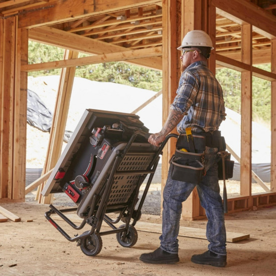 Jobsite Saw Pro 250mm With Mobile Cart Assembly SAWSTOP Jobsite Saw Pro 250mm With Mobile Cart Assembly SAWSTOP