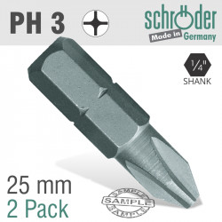 Phil.no.3x25mm Classic Bit 2cd
