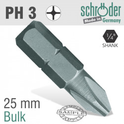 Phil.no.3x25mm Classic Bit Bulk