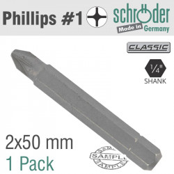 Pozi.no.2x50mm Classic Bit Bulk