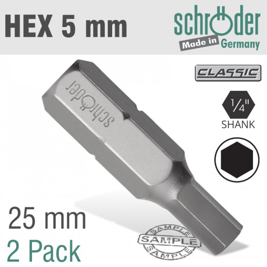 Hex/allen Ins.bit 5mm 2cd Hex/allen Ins.bit 5mm 2cd