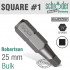 Sq.recess No.1 Insert Bit