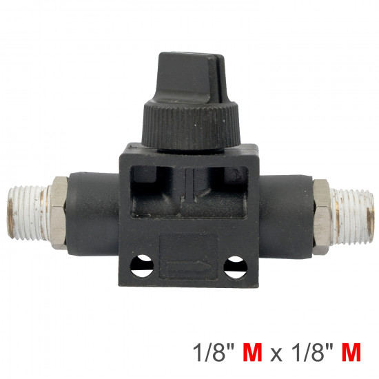 Pu Hose Fitting Valve 1/8'm X 1/8'm Pu Hose Fitting Valve 1/8'm X 1/8'm