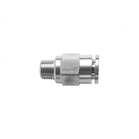 Metal Pu Fitting Straight 8mm X 1/8' M Metal Pu Fitting Straight 8mm X 1/8' M