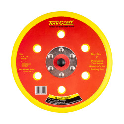 Da S&er Pad Hook And Loop 6 Holes 5 16 - 24unf 150mm 6'