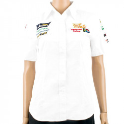 Ladies Blouse - White 3/4 - Small