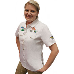 Vermont Ladies Cotton Shirt White Large