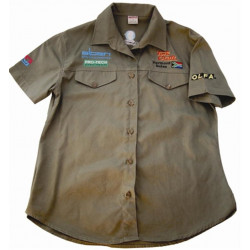 Vermont Ladies Blouse Long Sleeve Olive 2x-large