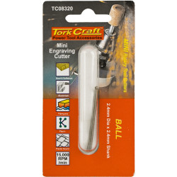 Mini Engraving Cutter 2.4mm Ball 2.4mm Shank