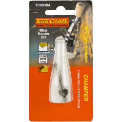 Mini Router Bit 9.5mm Cove 3.2mm Shank