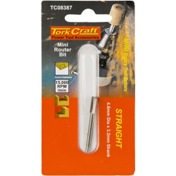 Mini Router Bit 4.8mm Straight 3.2mm Shank