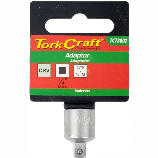 Socket Adaptor 3/8f X 1/4m Square Socket Adaptor 3/8f X 1/4m Square