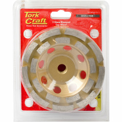 Dia. Cup Wheel 115 Mm X M14 Dbl Row Cold Pressed